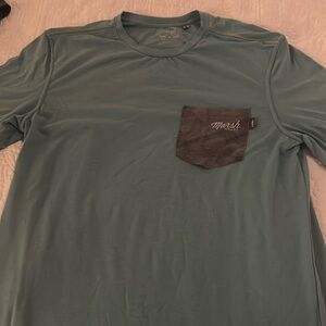Muted turquoise Marsh Wear tee